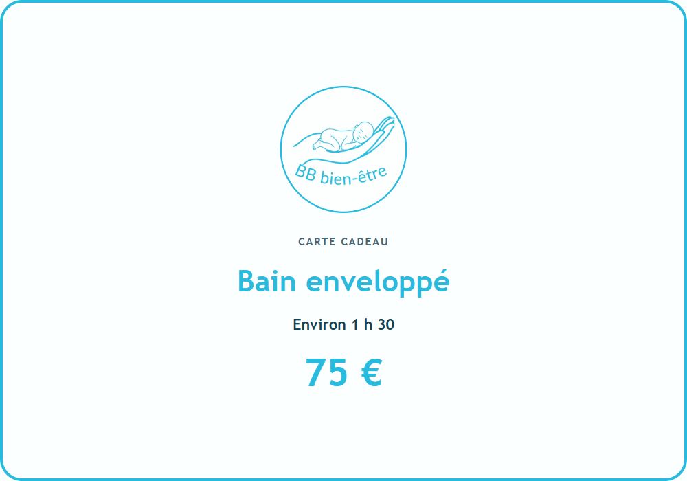 Carte cadeau Bain enveloppé, 75 euros